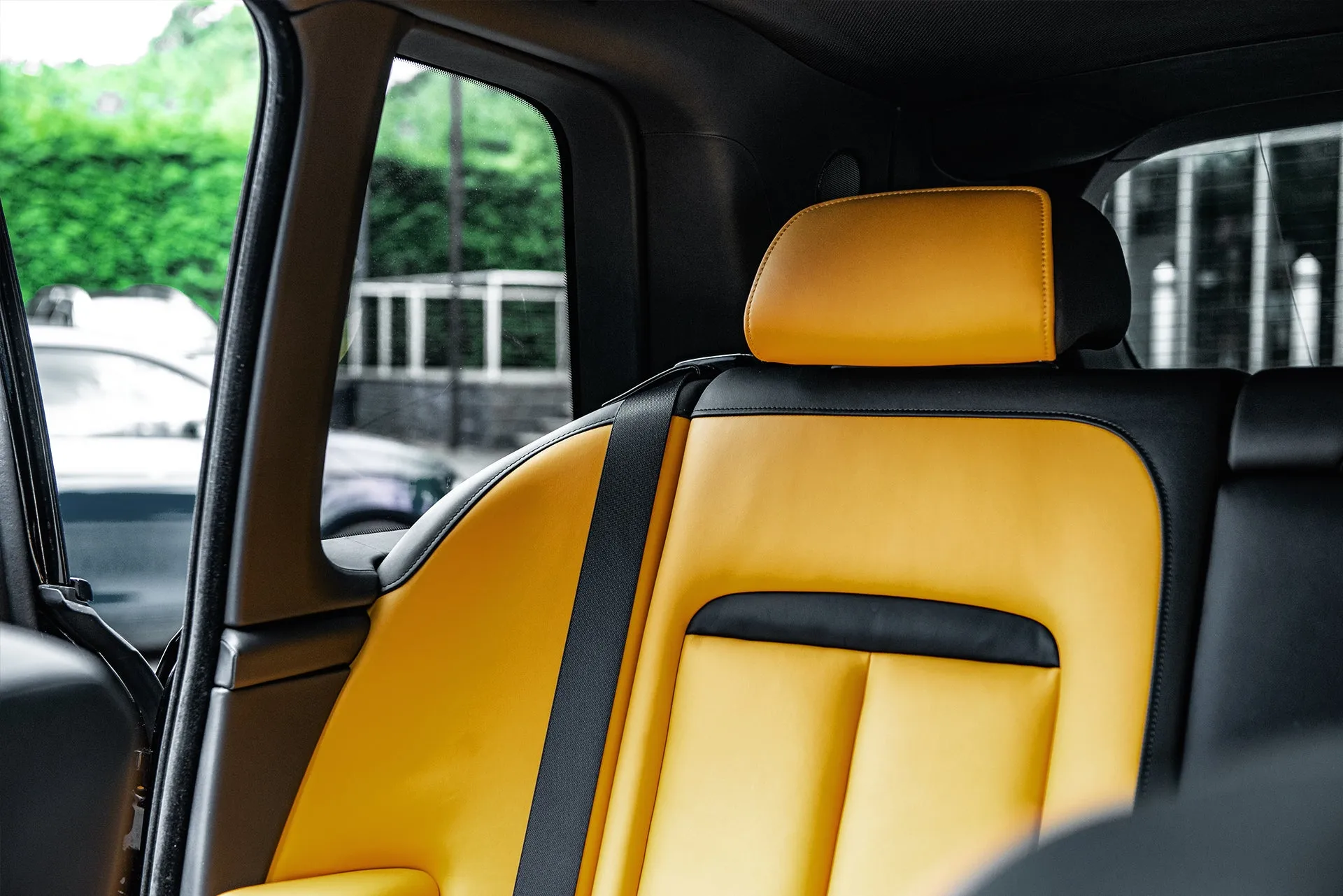 Rolls Royce Cullinan Luxury Yellow Interior