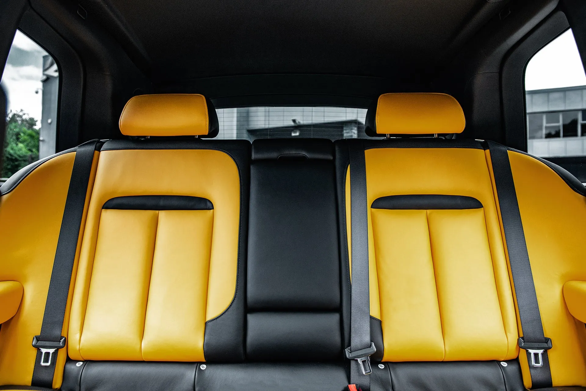 Rolls Royce Cullinan Luxury Yellow Interior