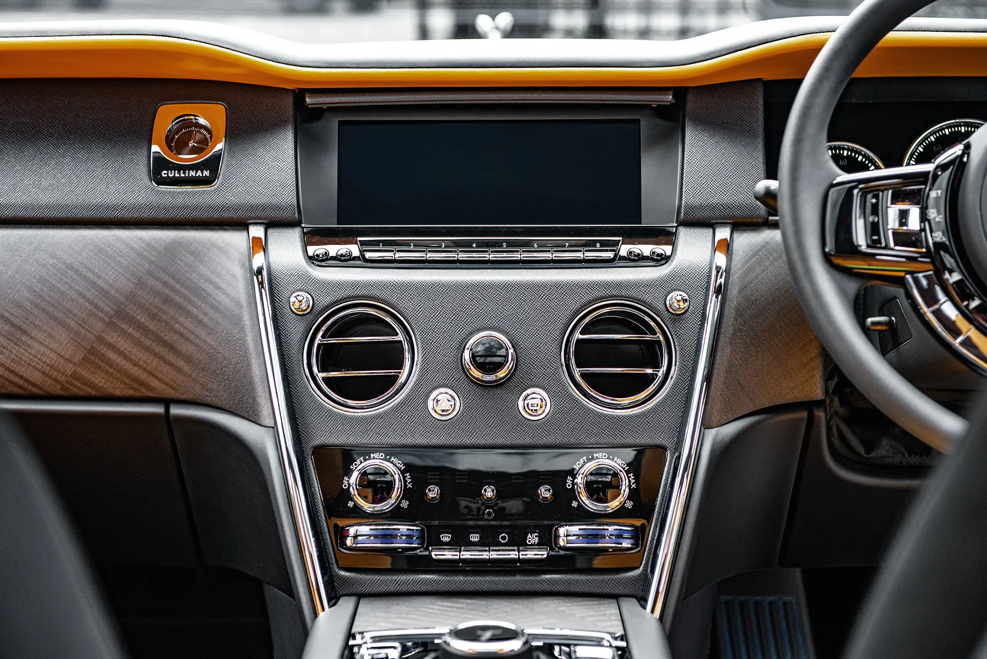 Rolls Royce Cullinan Luxury Yellow Interior