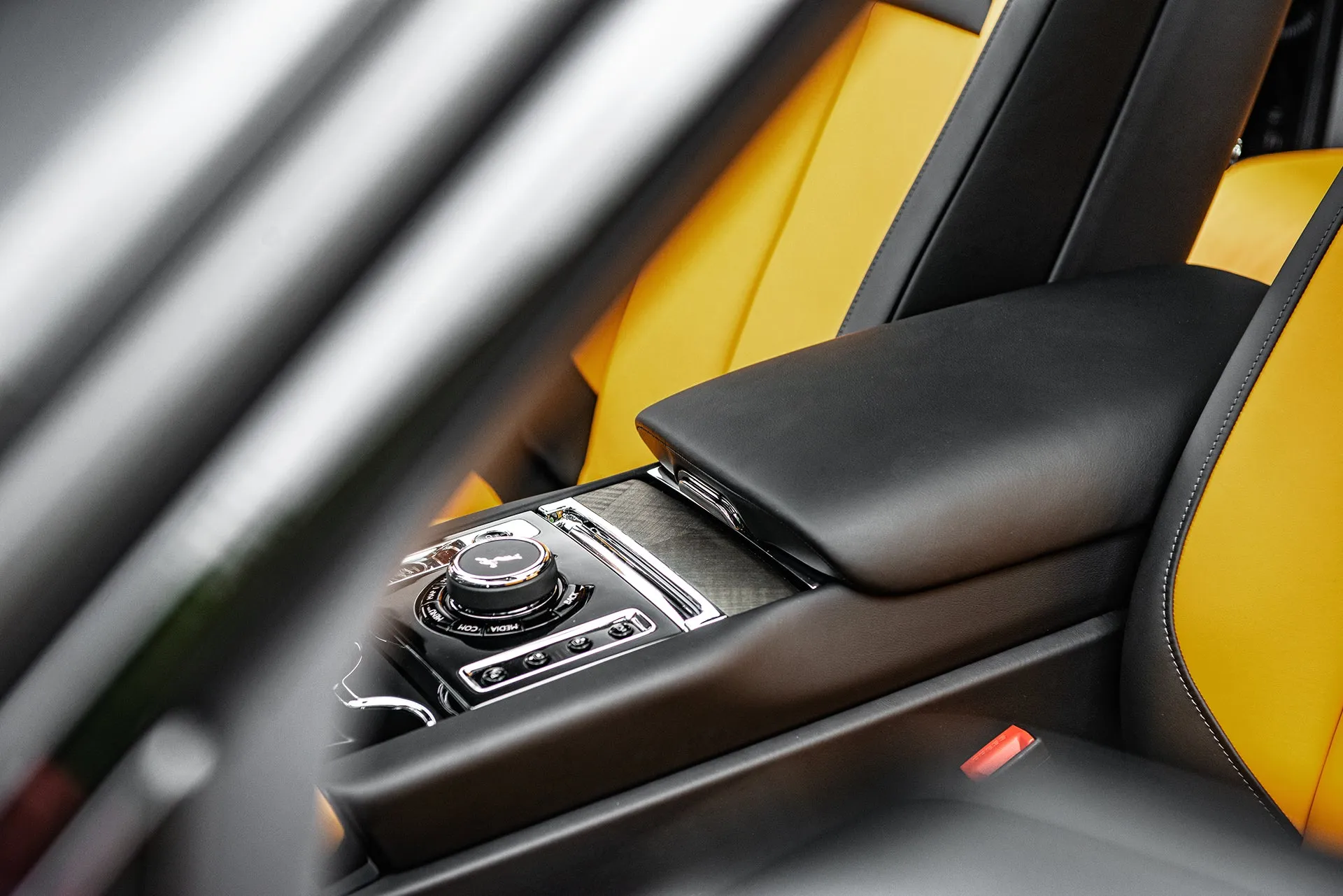 Rolls Royce Cullinan Luxury Yellow Interior