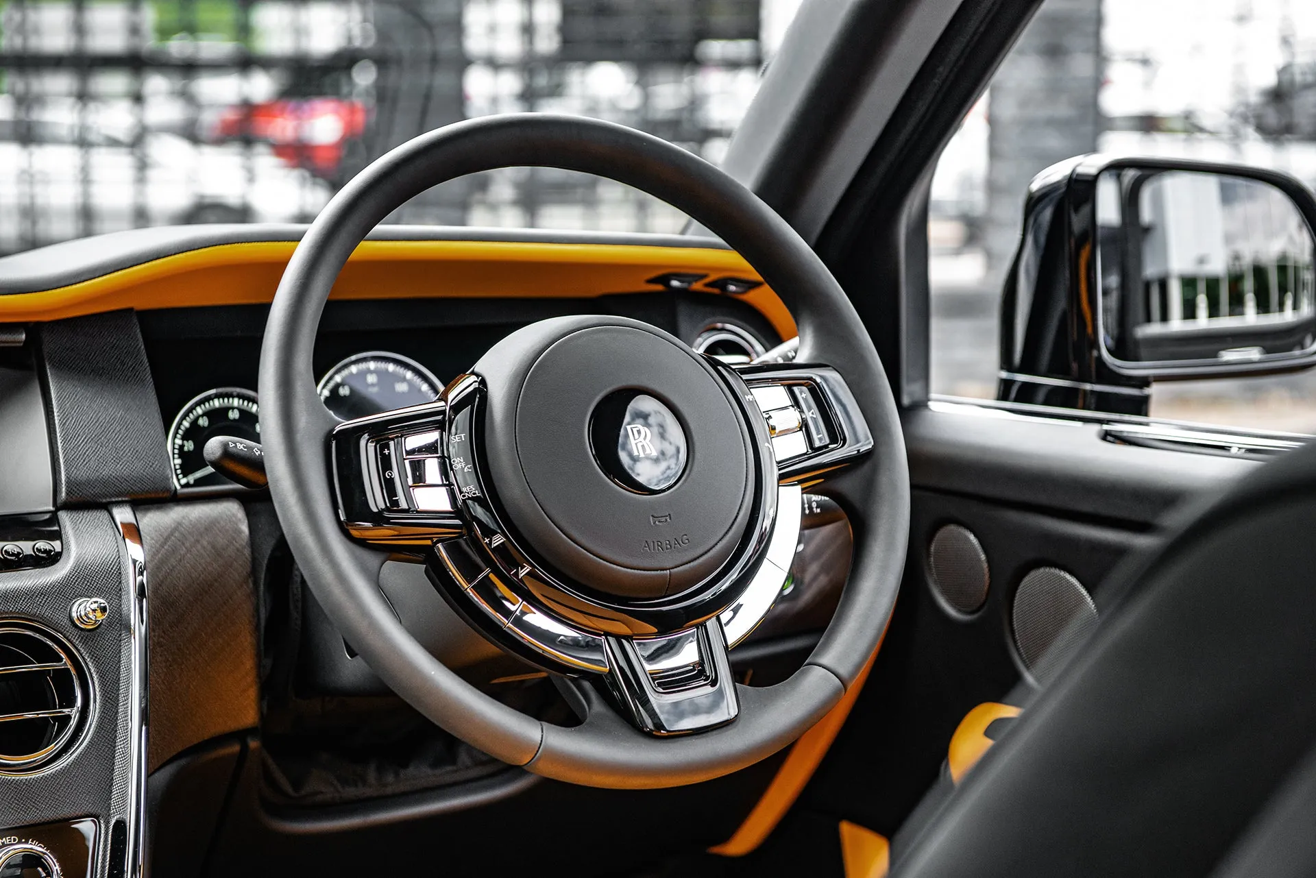 Rolls Royce Cullinan Luxury Yellow Interior