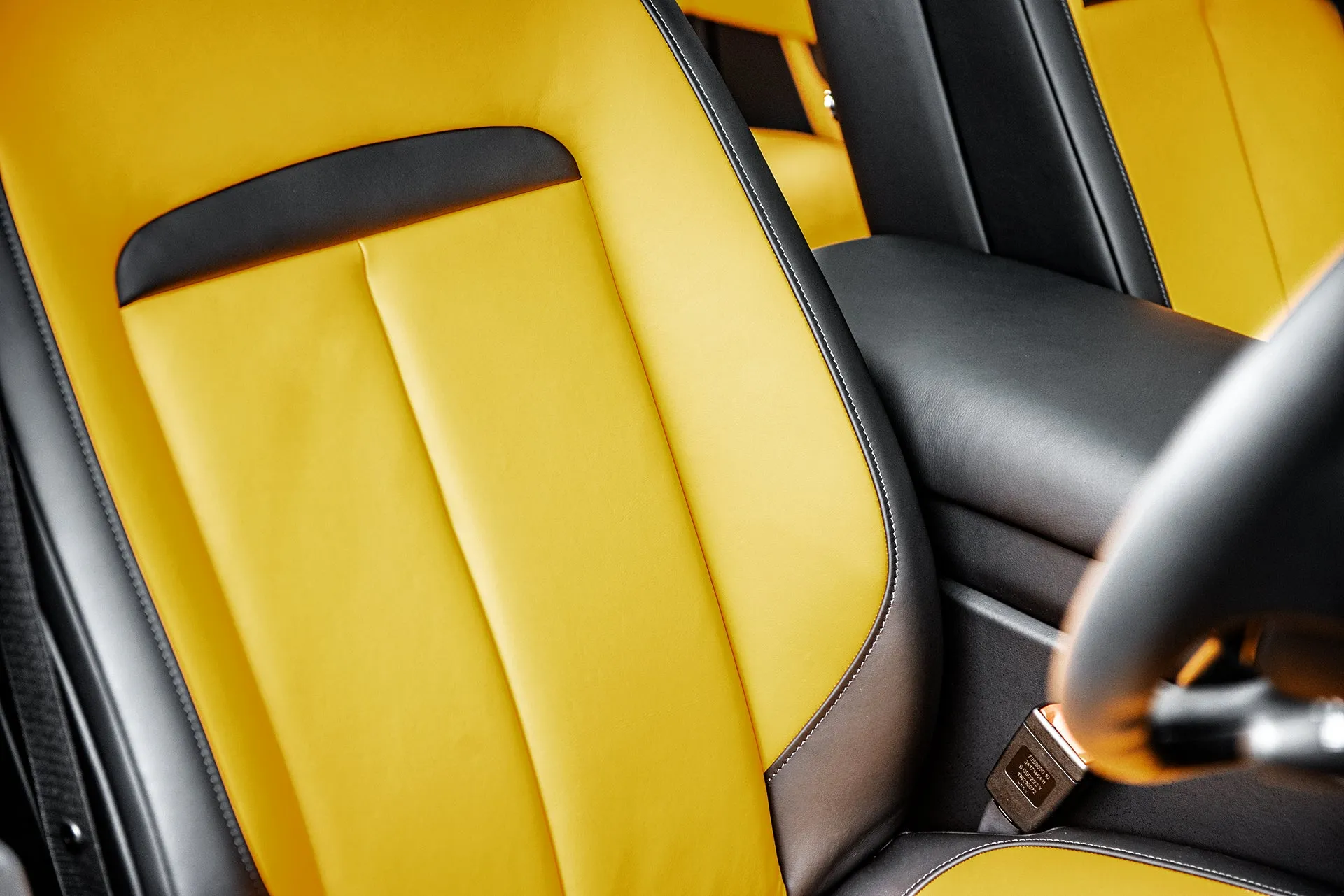 Rolls Royce Cullinan Luxury Yellow Interior