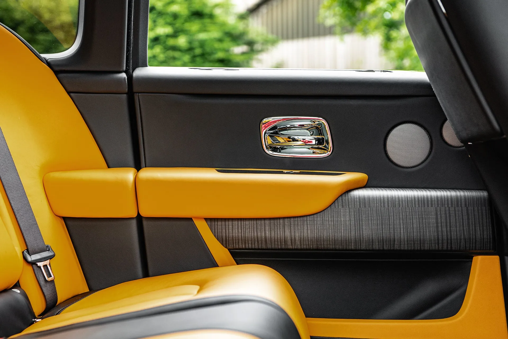 Rolls Royce Cullinan Luxury Yellow Interior