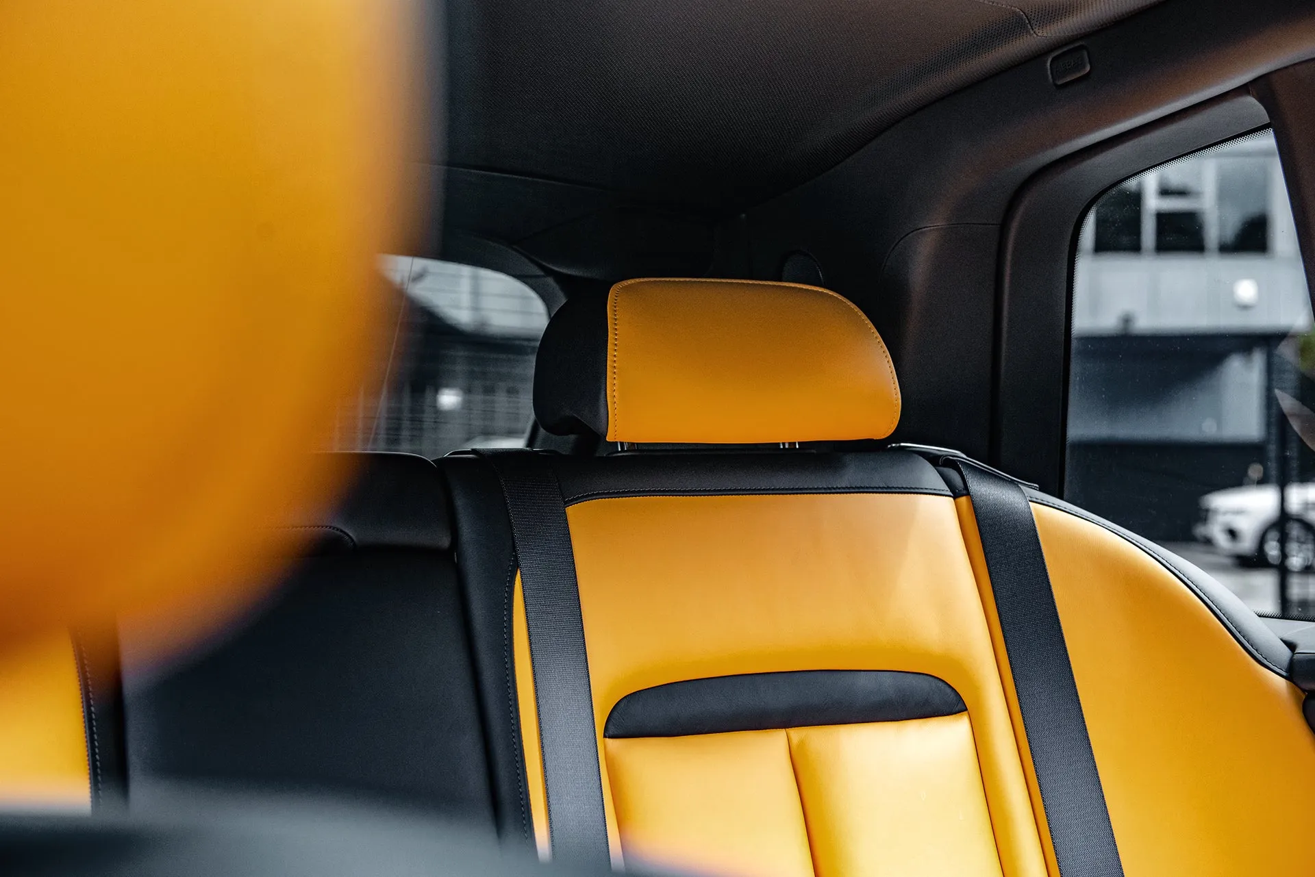 Rolls Royce Cullinan Luxury Yellow Interior