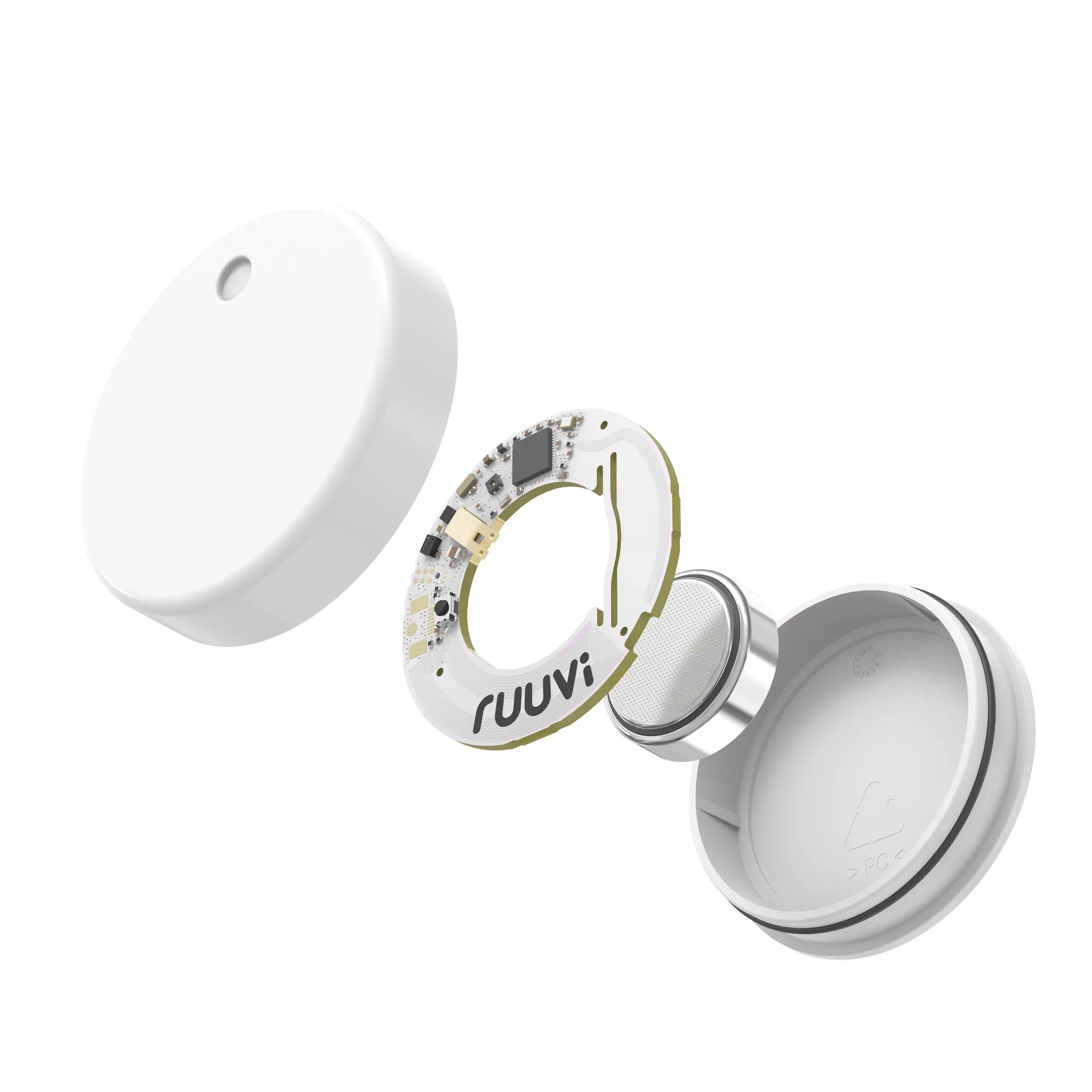 Ruuvi RuuviTag Wireless Bluetooth Temperature, Humidity, Air Pressure and Motion Sensor