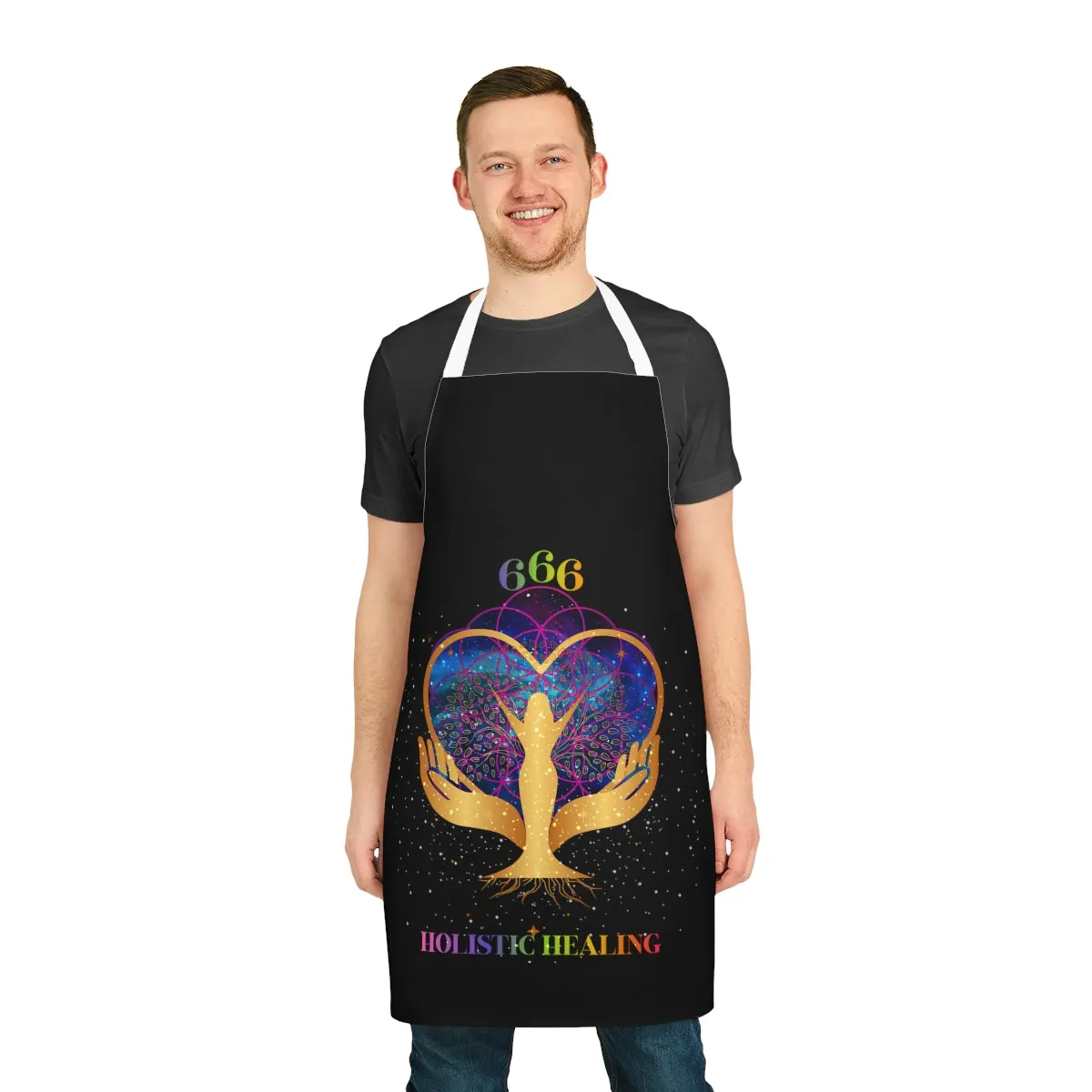 SAC Home & Livings Kitchen Accessories  / Apron (AOP) / Holistic Healing