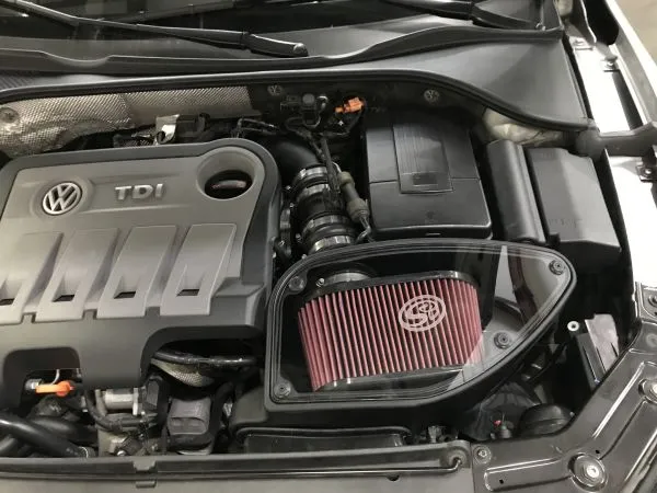 S&B Cold Air Intake VW 2.0L TDI (2010-2014) Jetta (2015) Cleanable Cotton or Dry Filter