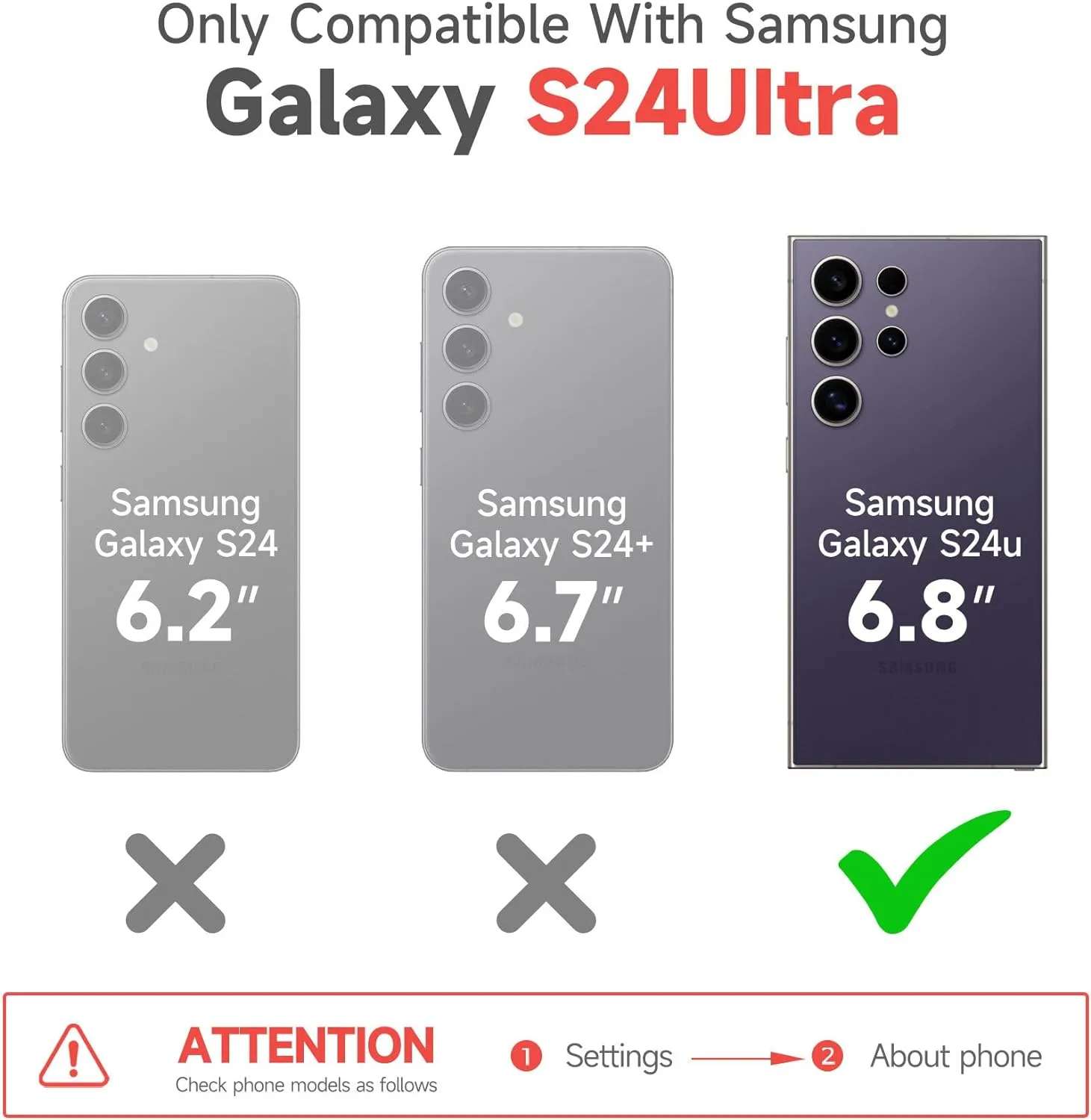 Samsung Galaxy S24 Ultra Case Protection Drop Protective Cover