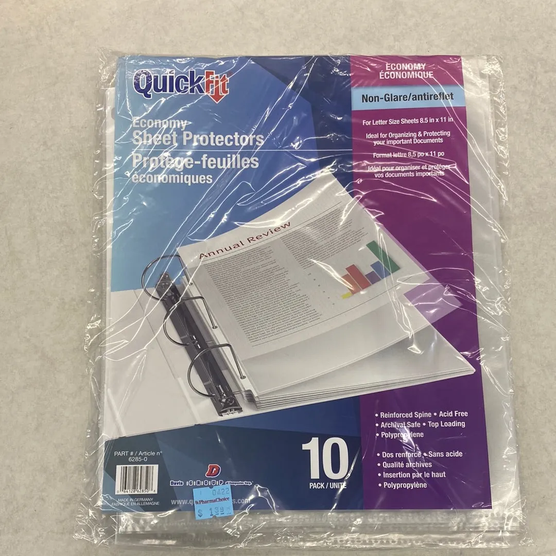 Sheet protectors