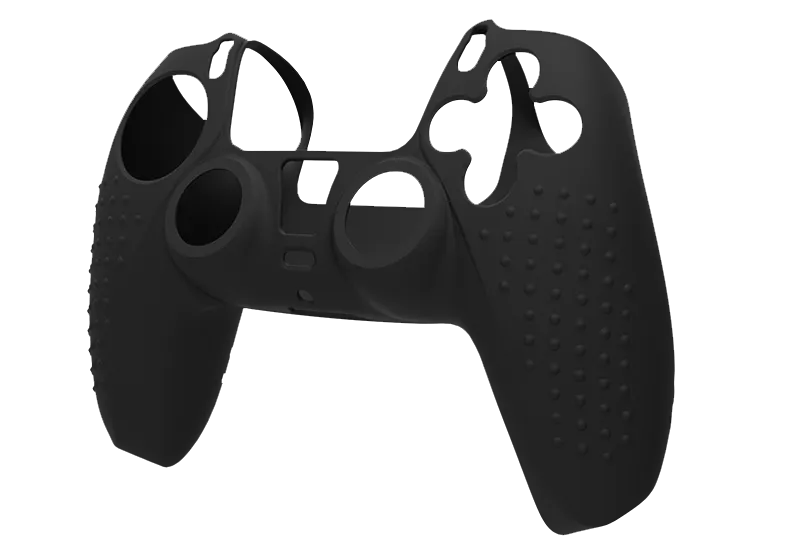 Silicone Cover For PS5 Controller Case Skin - Black Studded
