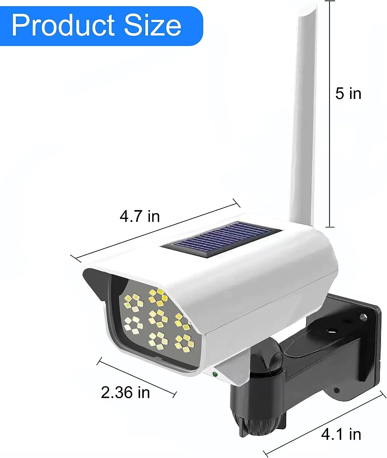 Solar Simulation Monitoring Lamp With Led Pir Motion Sensor Db-78