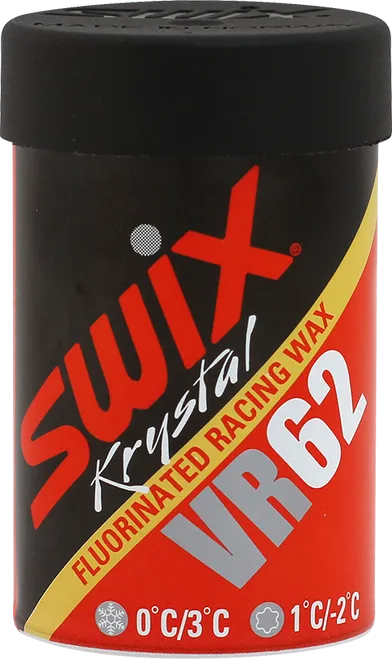 Swix Fluor Race Kick Wax - VR62 Krystal (0 to  3C /  1 to -2C) | 45g