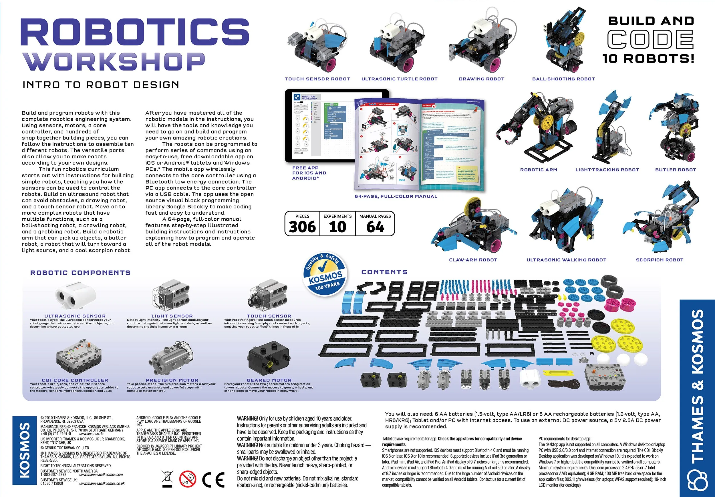 Thames & Kosmos Robotics Workshop - Intro To Robot Design