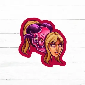 The Devil Inside Sticker | Waterproof Vinyl Decal | 3in