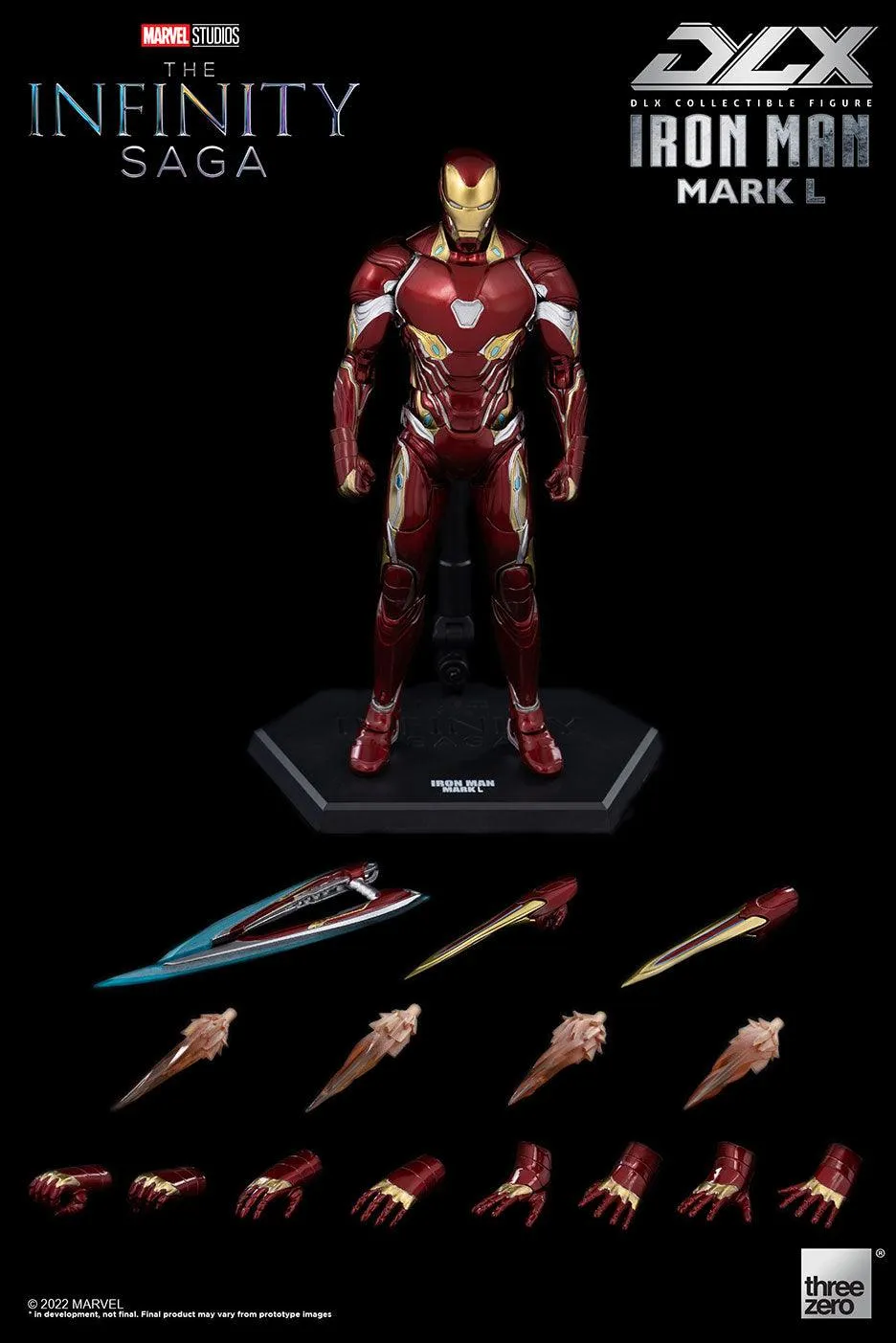 Threezero Infinity Saga DLX Iron Man Mark 50 1/12 Action Figure