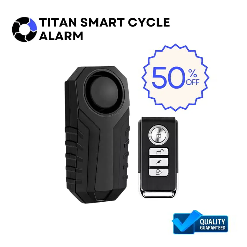 Enhanced TITAN Smart Cycle Alarm with Advanced Security Features