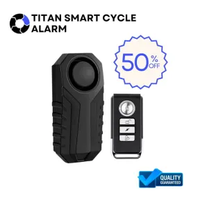 Enhanced TITAN Smart Cycle Alarm with Advanced Security Features
