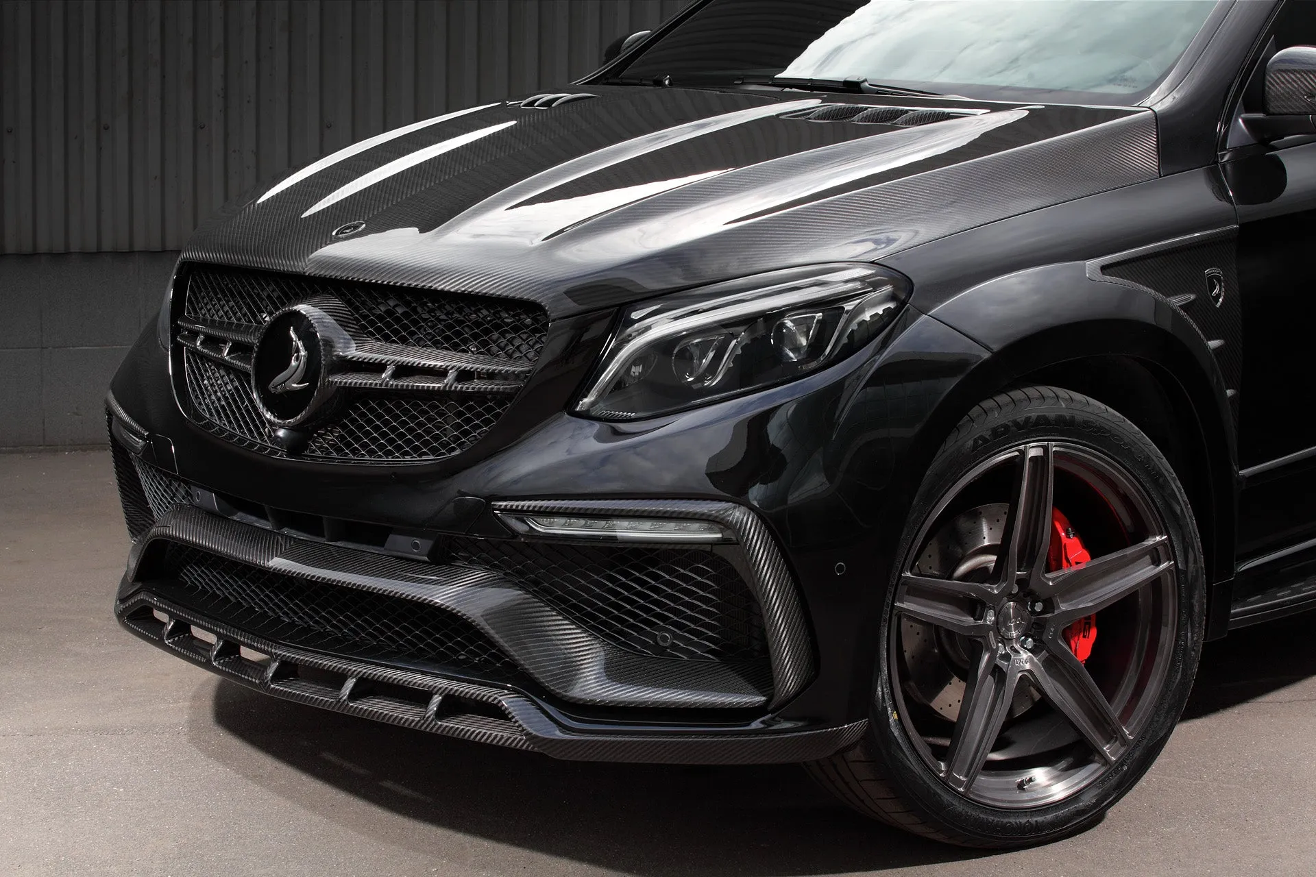 TopCar Inferno Carbon Fiber Body Kit for Mercedes-Benz GLE63 Coupe AMG W166