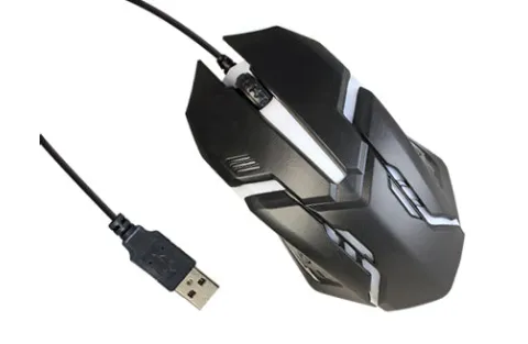 TOPTECH Wired Gaming Mouse with RGB Breathing Light and Ergonomic Design
