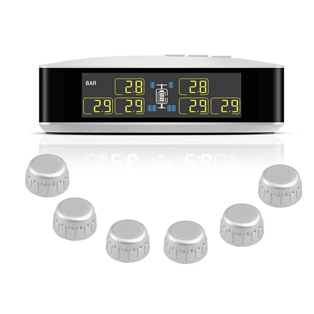 TPMS Car Wireless Tire Pressure for RV Bus Monitoring System 6