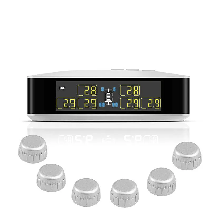 TPMS Car Wireless Tire Pressure for RV Bus Monitoring System 6