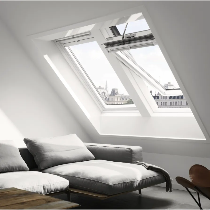 VELUX GGU MK04 006221U Triple Glazed Enhanced Noise Reduction White Polyurethane INTEGRA® Electric Window (78 x 98 cm)
