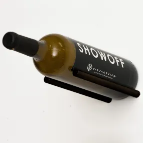 VintageView Wall Mounted Vino Series - Vino Rails 1 Bottle Wine Rack