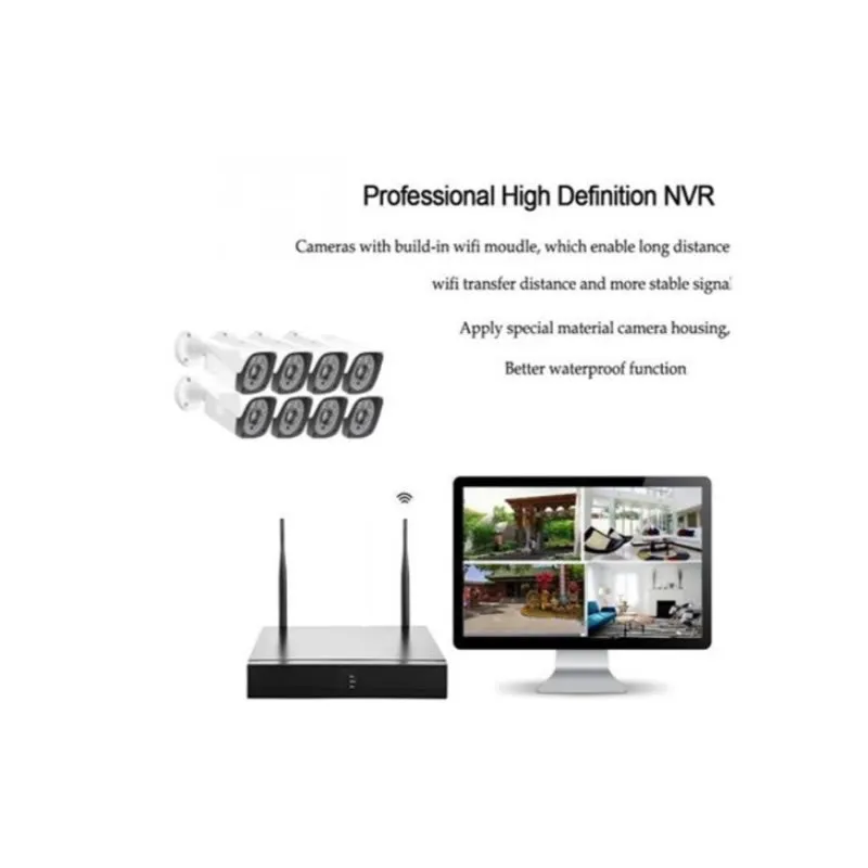 Wifi Camera Surveillance Kit 8 Channel Ab-Jk10